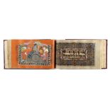 AN ILLUSTRATED KASHMIRI MANUSCRIPT ON HINDU DEITIES, NORTHERN INDIA, 19TH CENTURY