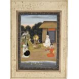 DARA SHIKOH VISITING A HERMIT, MUGHAL INDIA, CIRCA 1790