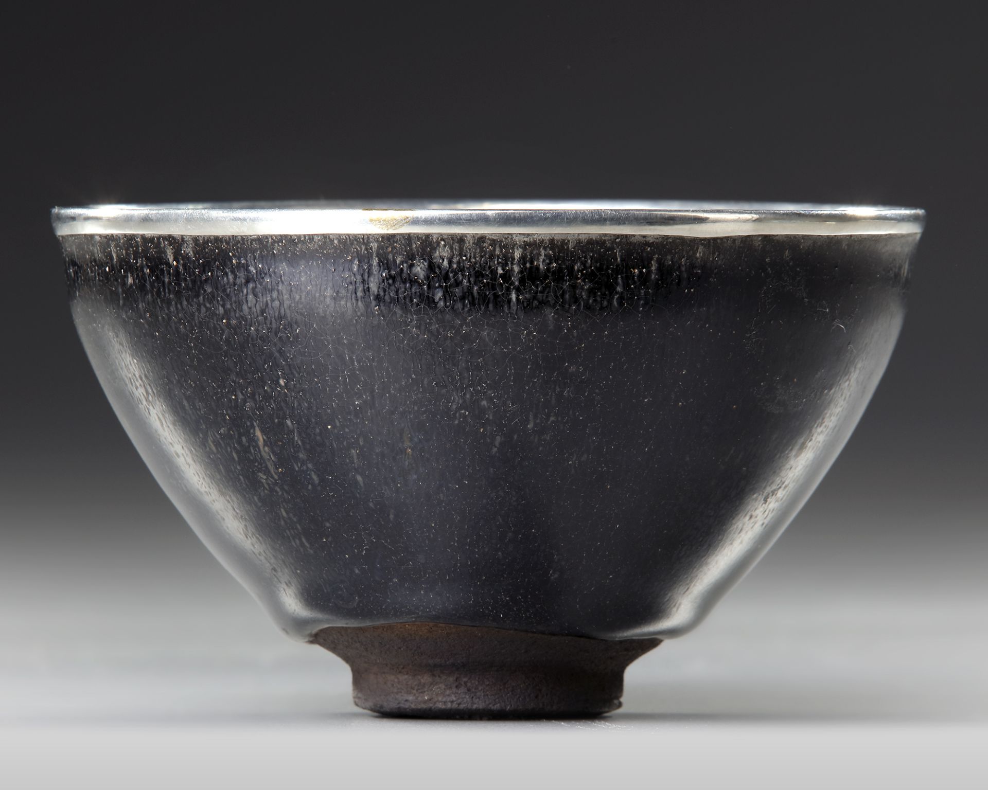 A RARE CHINESE 'JIAN' HARE'S FUR TEMMOKU BOWL, SONG DYNASTY (960-1279)