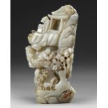 A CHINESE JADE BOULDER, 17TH-18TH CENTURY