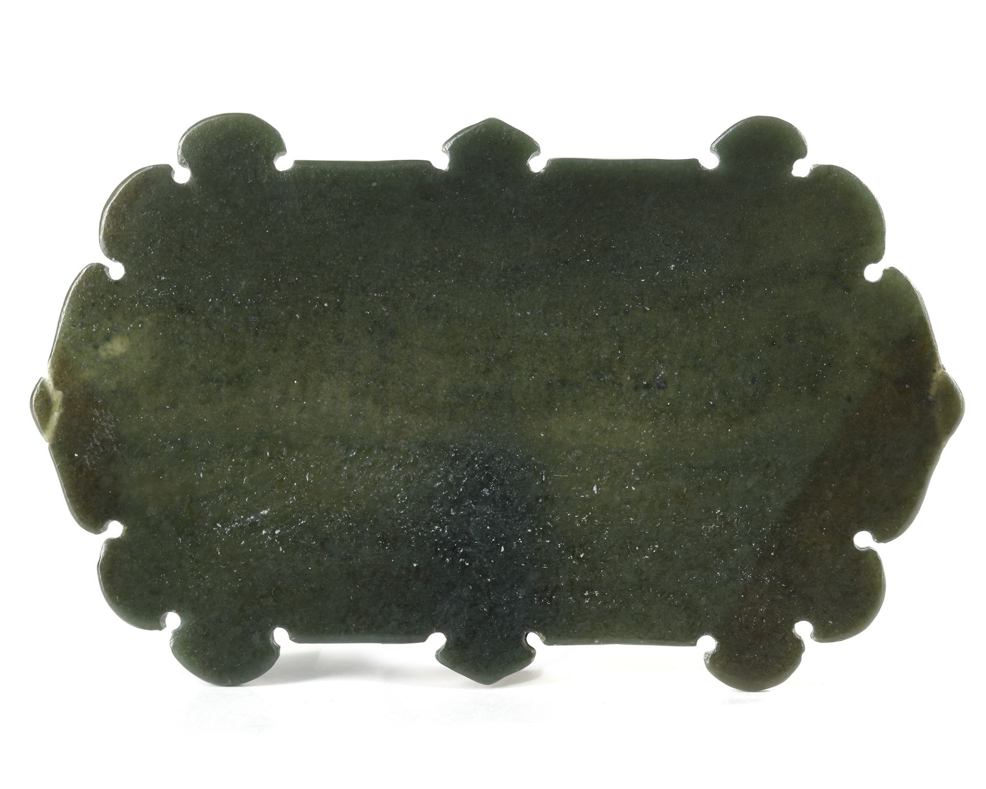 A MUGHAL JADE AMULET, NORTHERN INDIA, 18TH CENTURY - Image 2 of 2