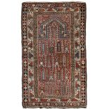 A MARASHALI PRAYER RUG, PERSIA, MID 19TH CENTURY