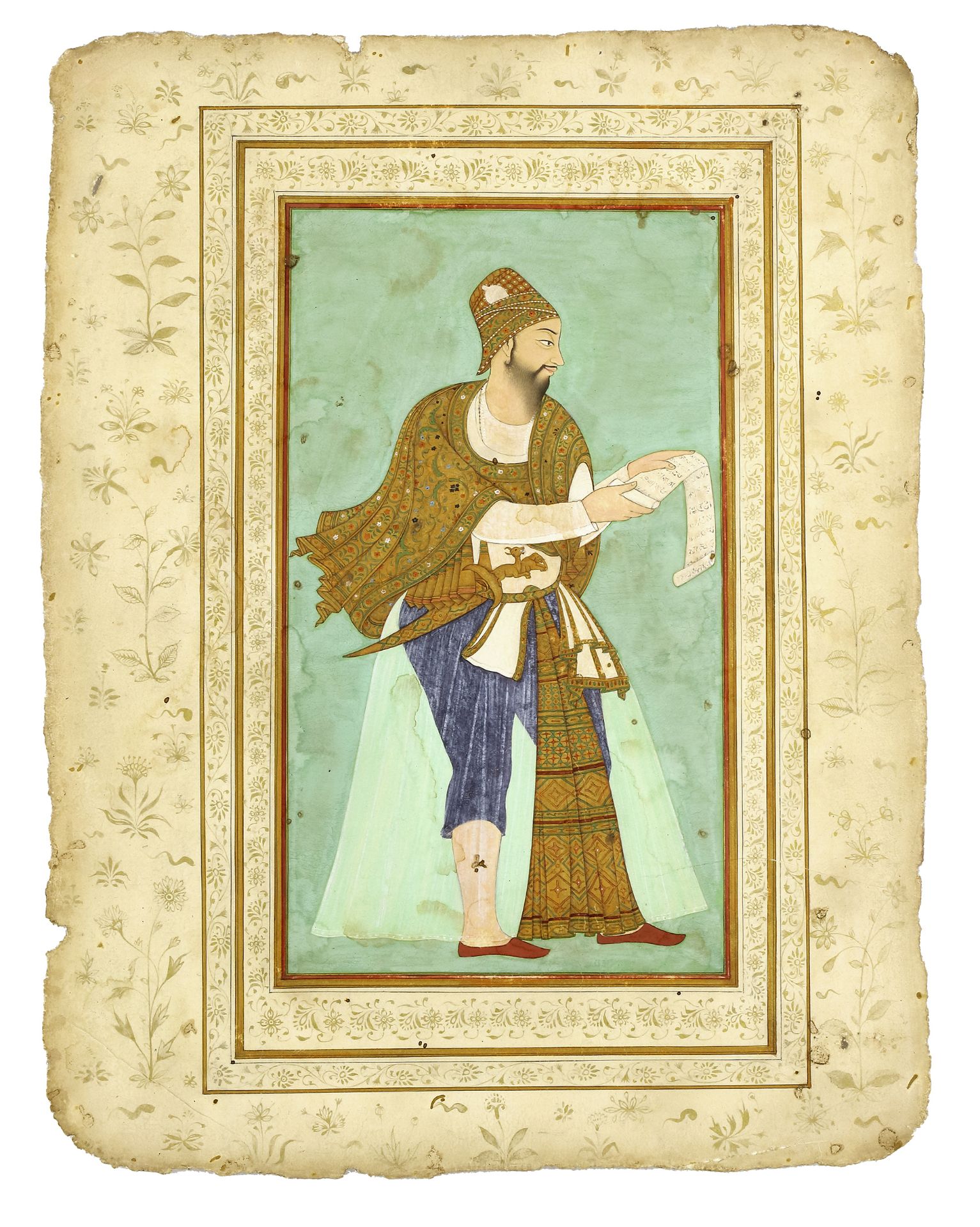 SULTAN 'ALI 'ADIL SHAH OF BIJAPUR (R. 1557-79), INDIA, DECCAN, BIJAPUR, CIRCA 18TH OR 19TH CENTURY - Image 2 of 4