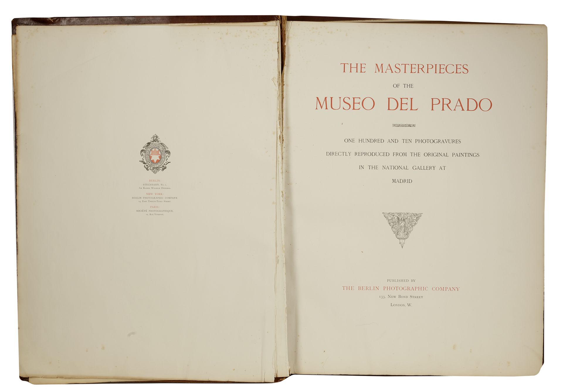 THE MASTERPIECES OF THE MUSEO DEL PRADO, DATED 1897 - Bild 2 aus 12