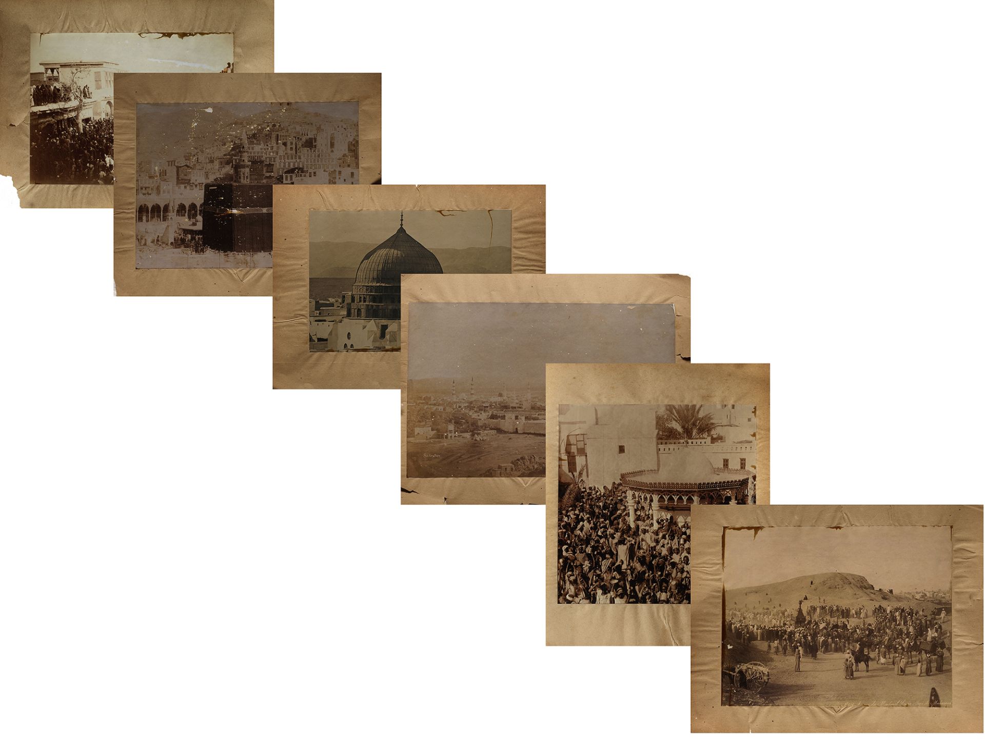 A COLLECTION OF SIX PHOTOGRAPHS OF MECCA AND MEDINA, EARLY 20TH CENTURY - Bild 2 aus 14