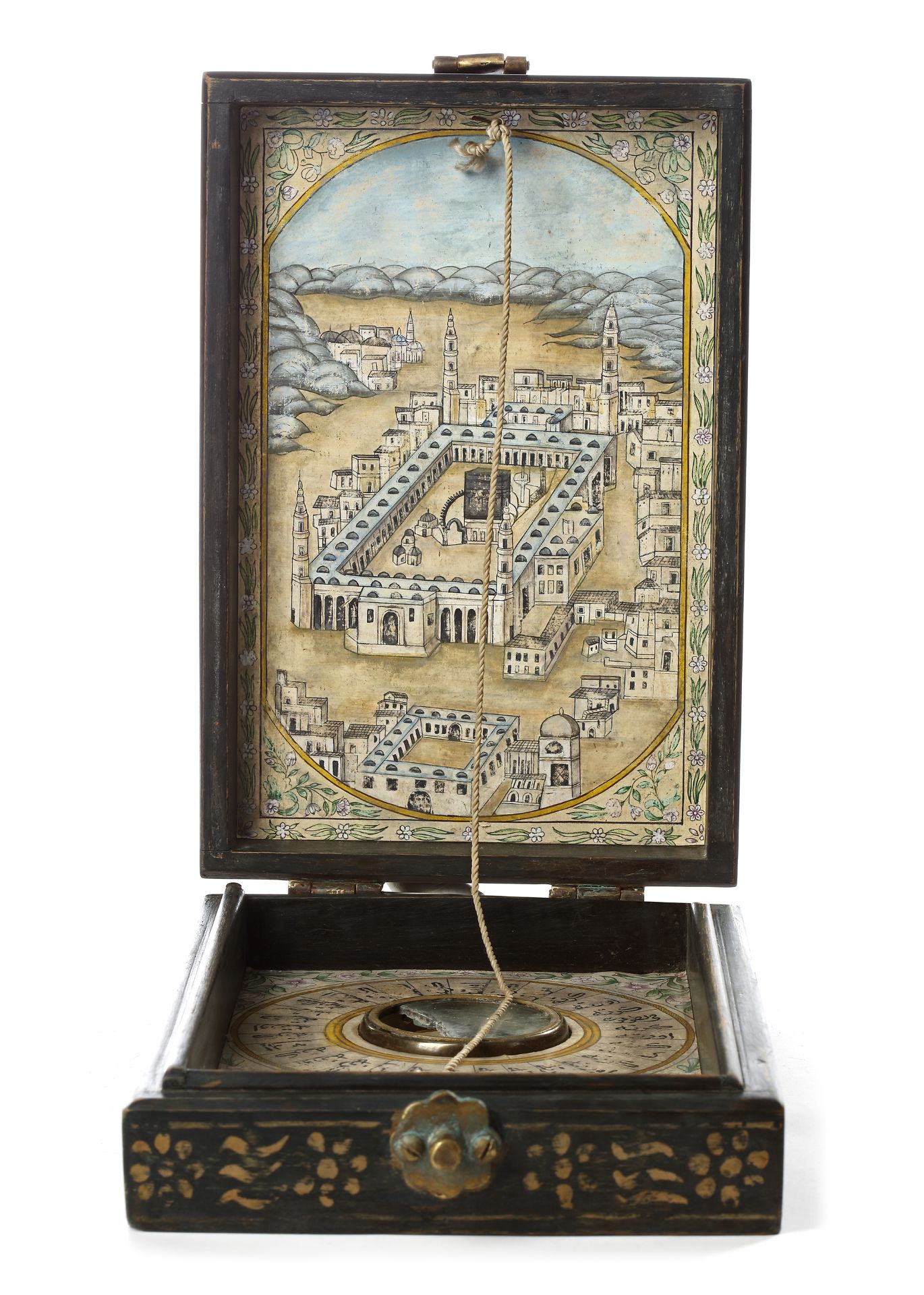AN OTTOMAN COMPASS AND QIBLA INDICATOR, 19TH CENTURY - Image 3 of 10