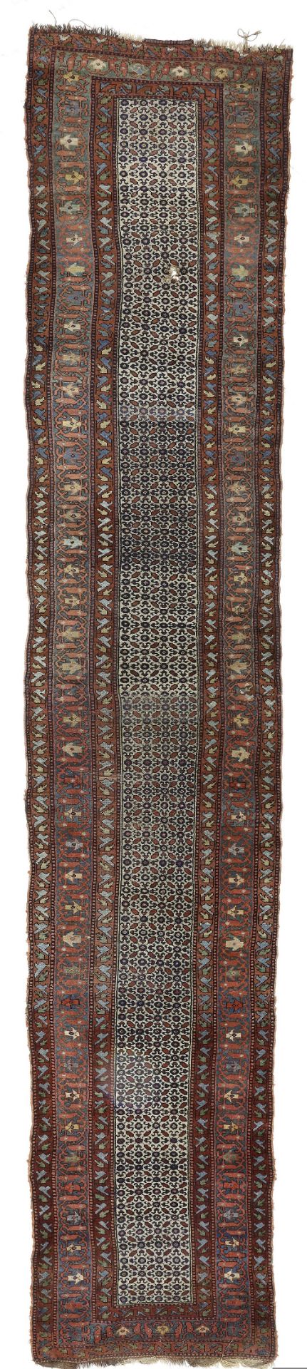 A NORTH WEST PERSIAN RUNNER, LATE 19TH CENTURY