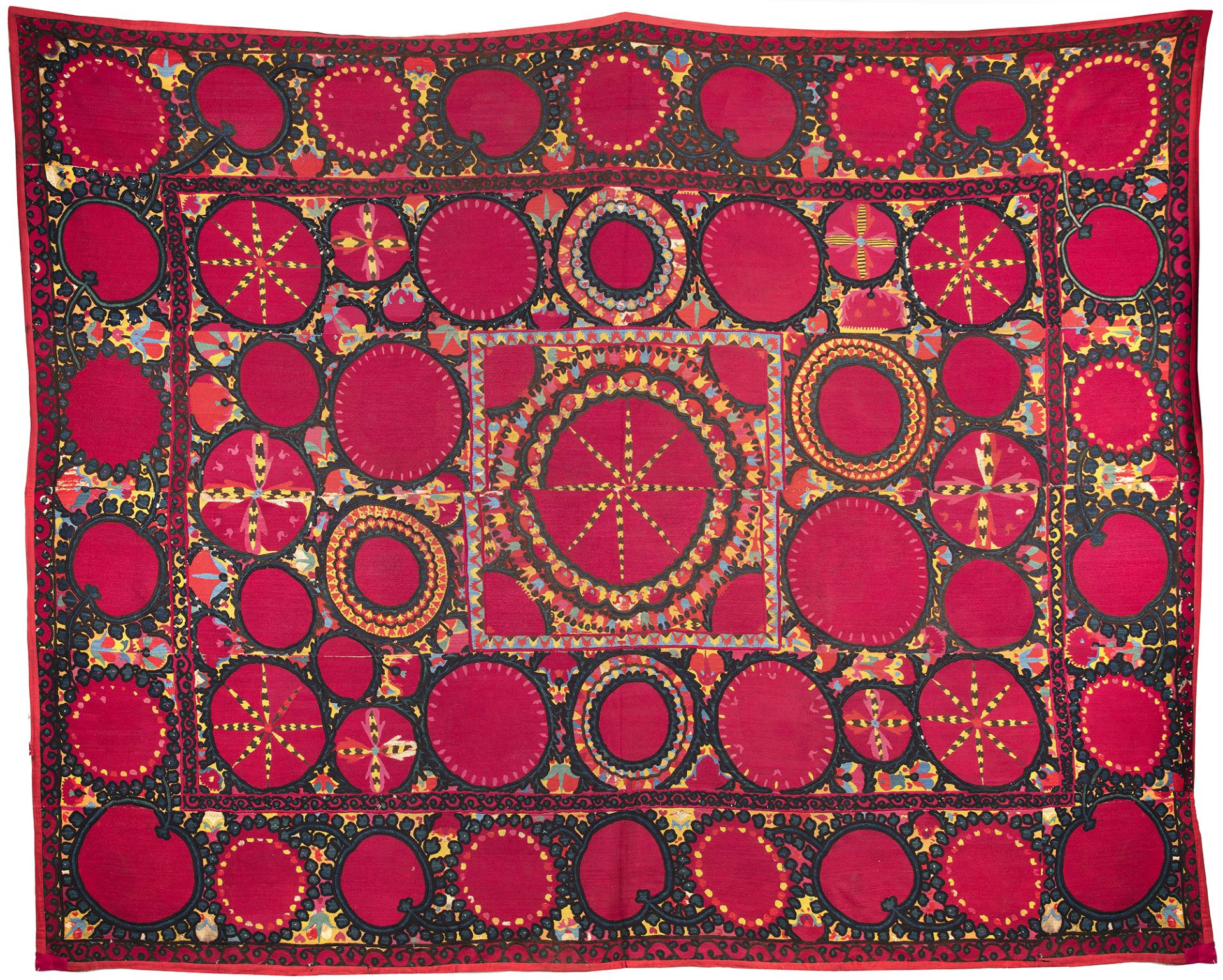 A SUZANI, TASHKENT, 19TH CENTURY