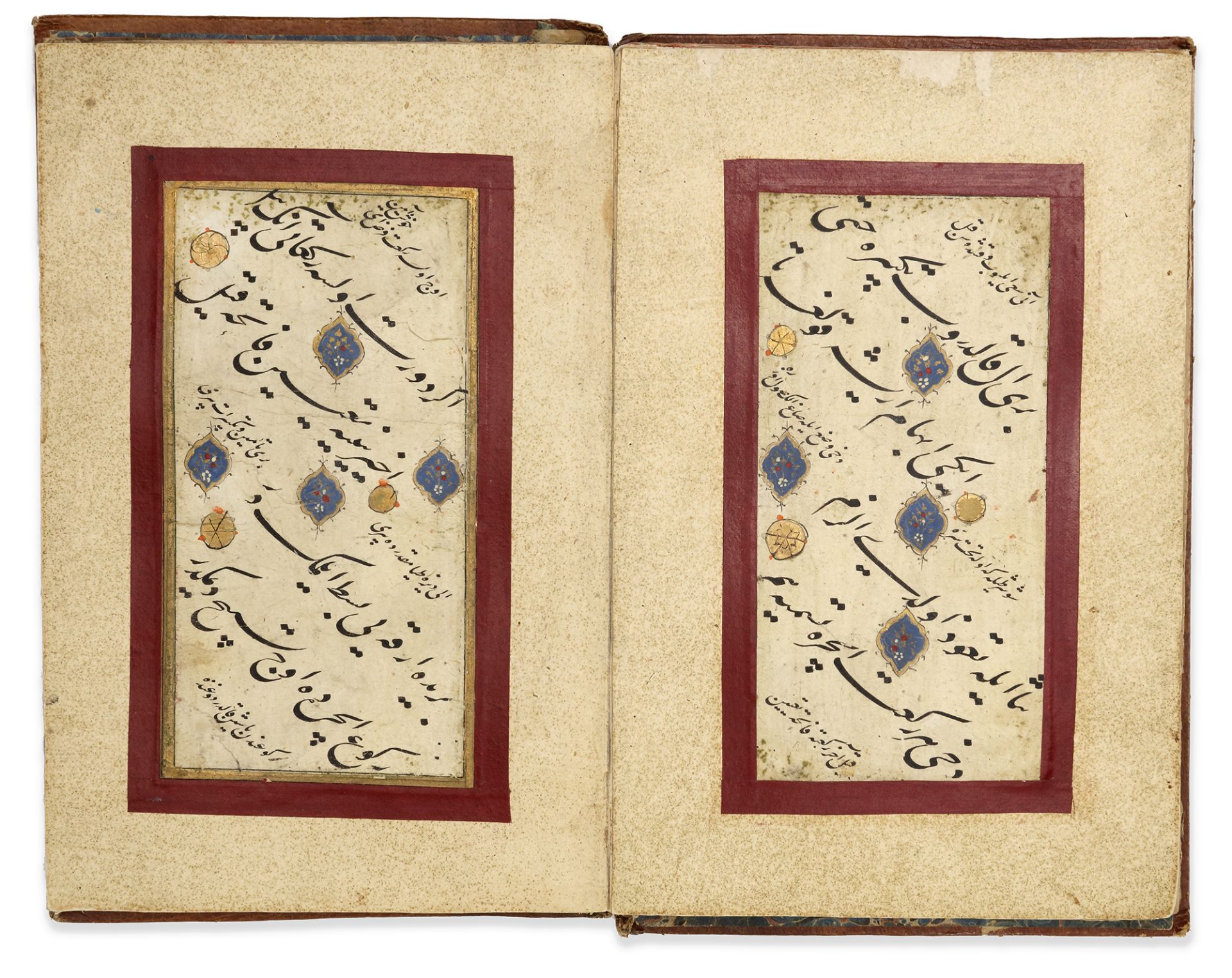 A CALLIGRAPHIC ALBUM SIGNED 'ABD AL-JALIL ZARIN QALAM SAMARQANDI, CENTRAL ASIA, 16TH CENTURY