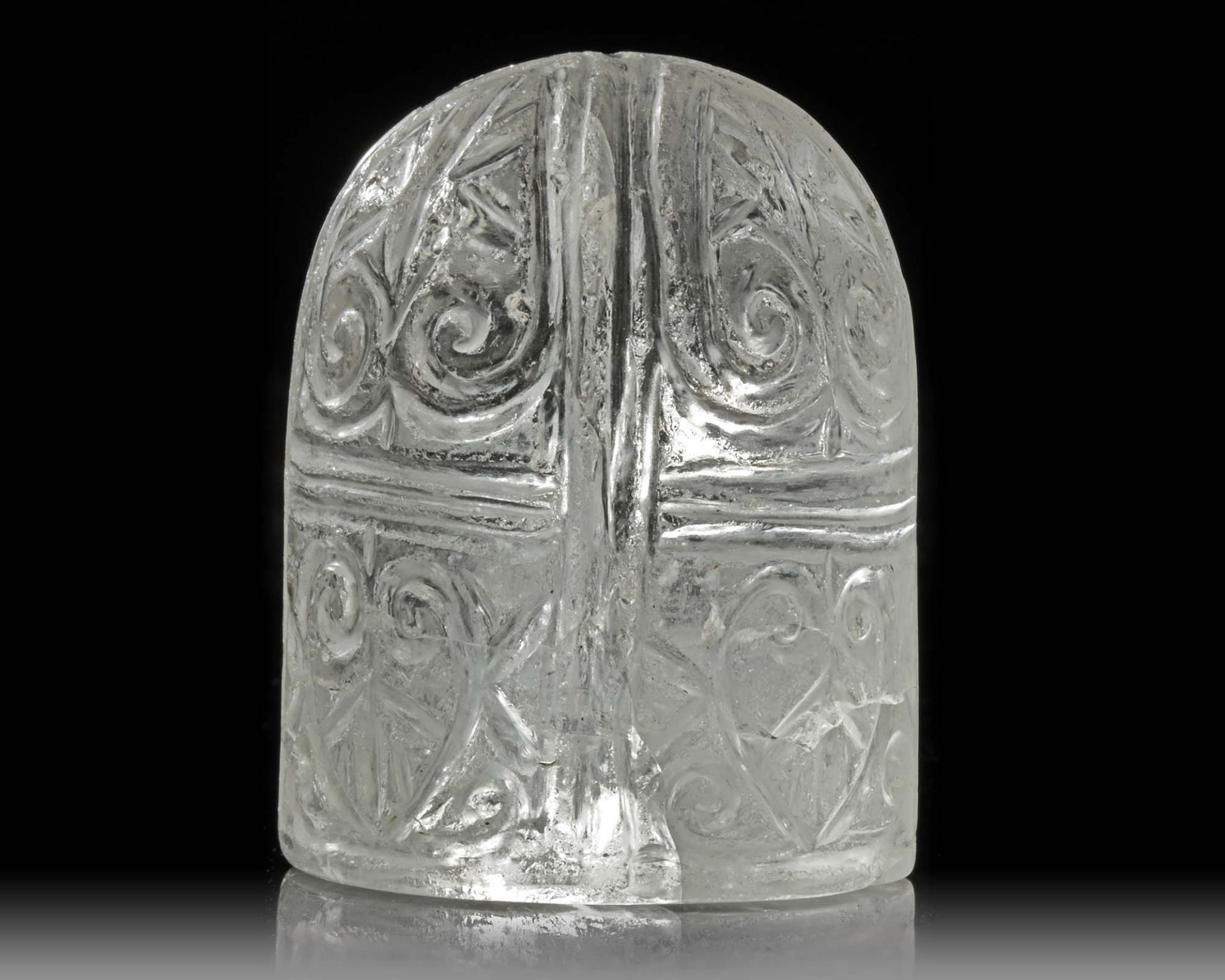 A FATIMID ROCK CRYSTAL CHESS PIECE, EGYPT, 11TH CENTURY - Image 4 of 8