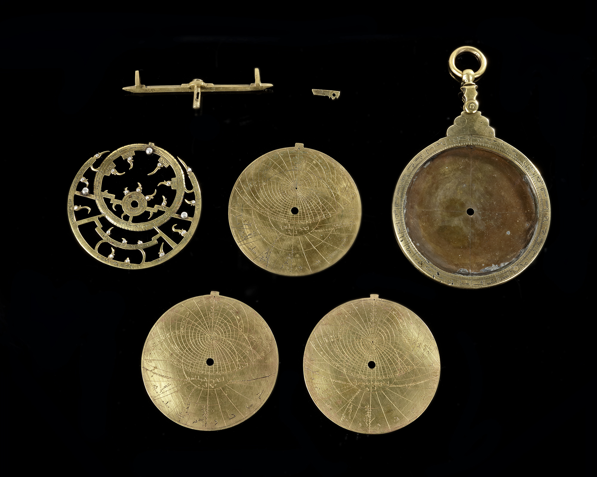 A BRASS ASTROLABE, MOROCCO,18TH CENTURY - Image 5 of 6