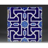 A MULTAN POTTERY TILE, PAKISTAN, 18TH CENTURY