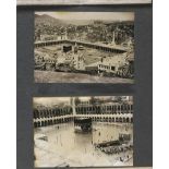 A PHOTO ALBUM WITH A COLLECTION OF 95 PHOTOS OF MECCA, MEDINA, THE MAHMAL AND THE HAJJ, EARLY 20TH C