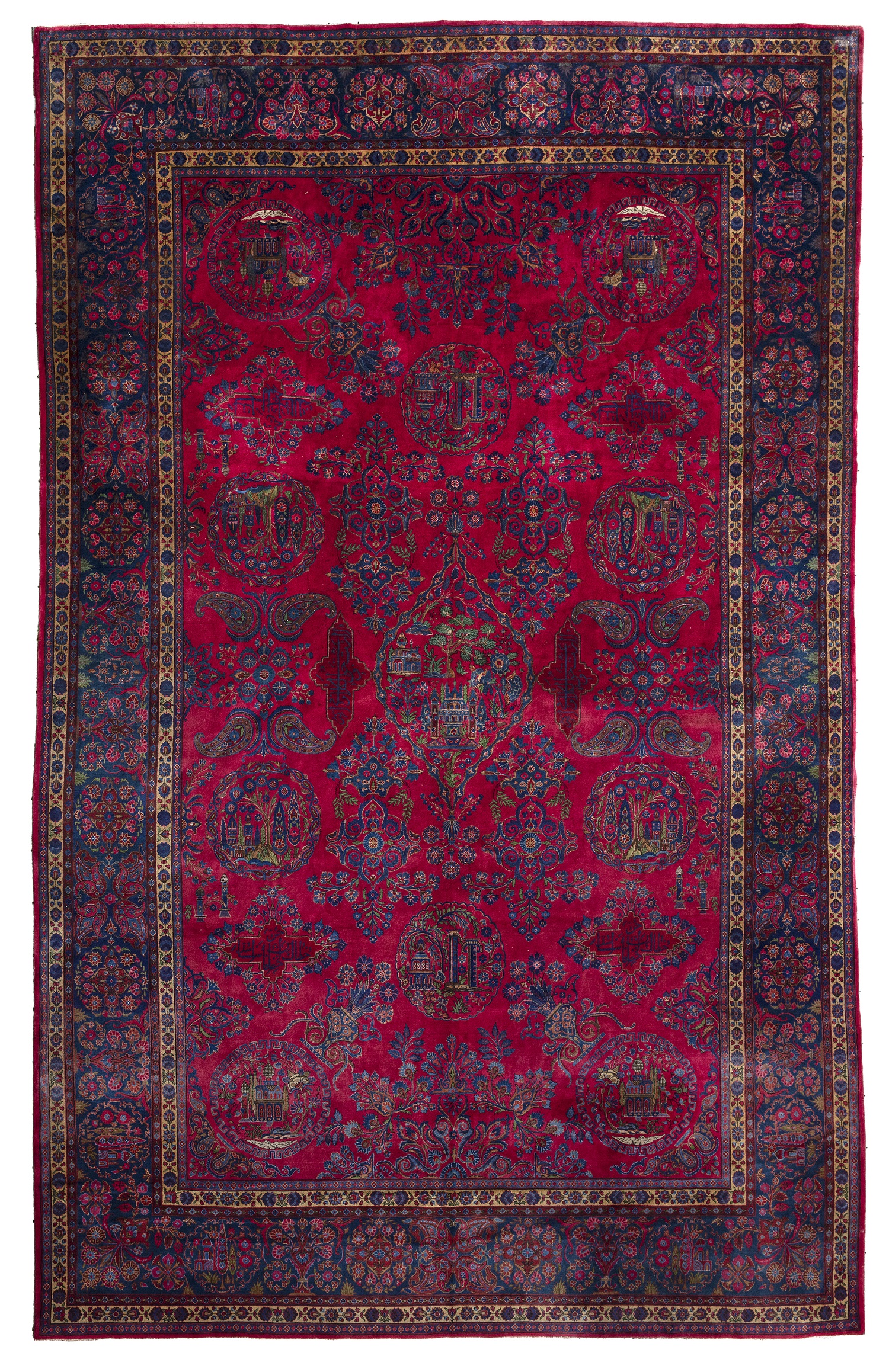 A PERSIAN KASHAN CARPET, EARLY 20TH CENTURY