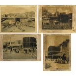 FOUR OLD PHOTOGRAPHS OF KABAA DURING THE HAJJ , EARLY 20TH CENTURY