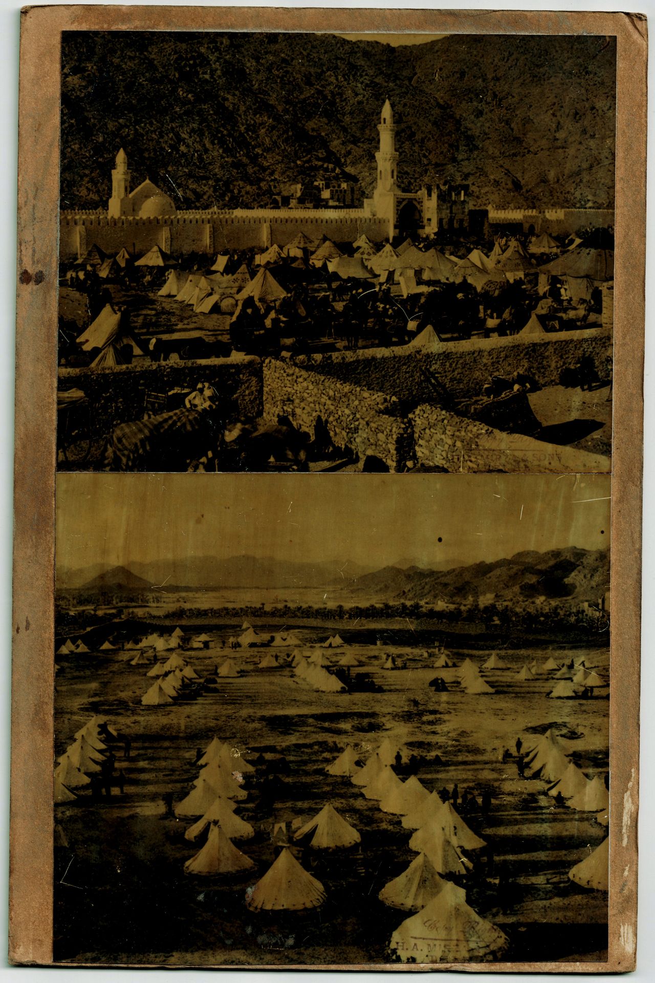 A COLLECTION OF SEVEN OLD PHOTOGRAPHS OF MECCA, MEDINA, THE MAHMAL AND THE HAJJ, EARLY 20TH CENTURY - Image 6 of 8