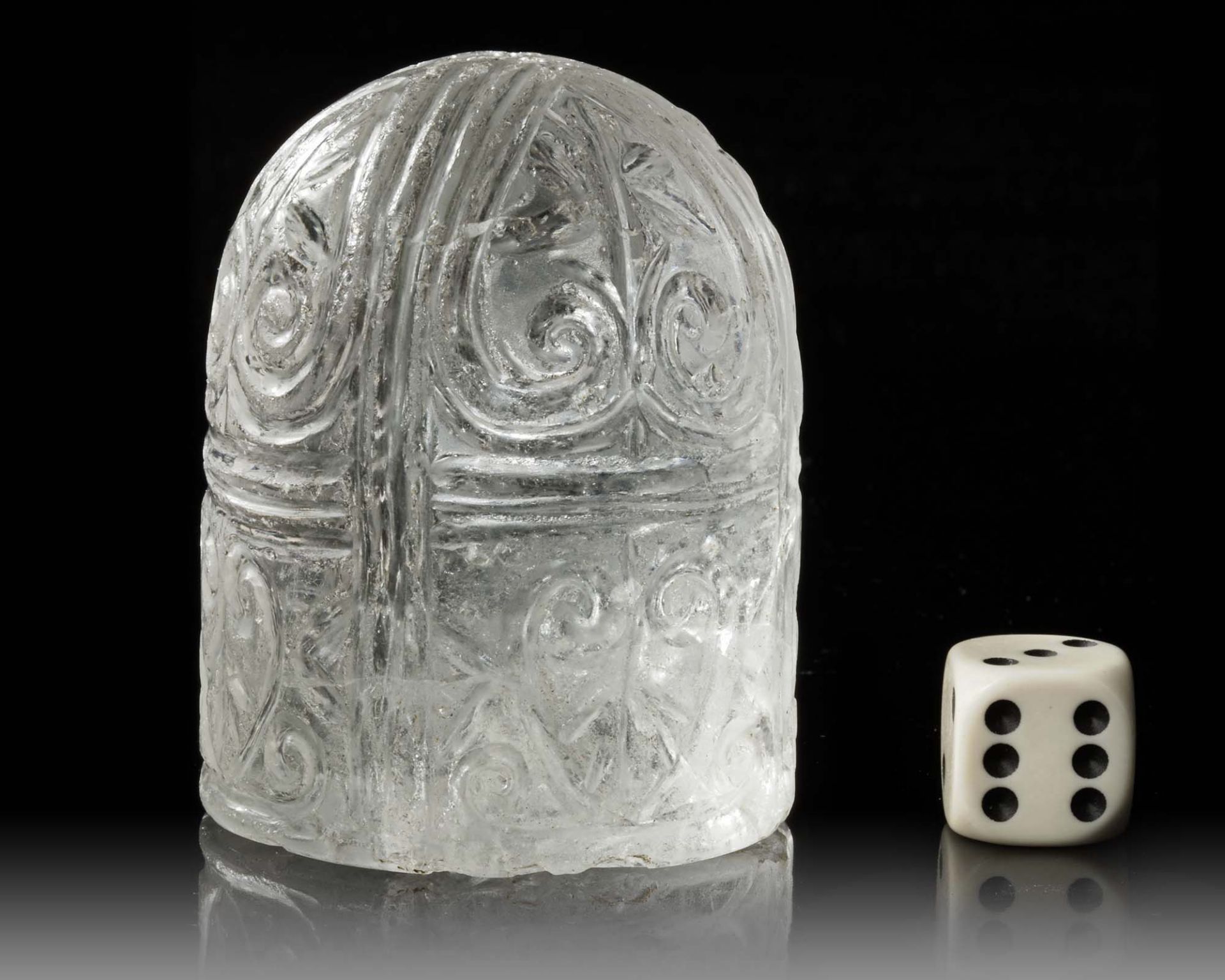 A FATIMID ROCK CRYSTAL CHESS PIECE, EGYPT, 11TH CENTURY - Image 8 of 8