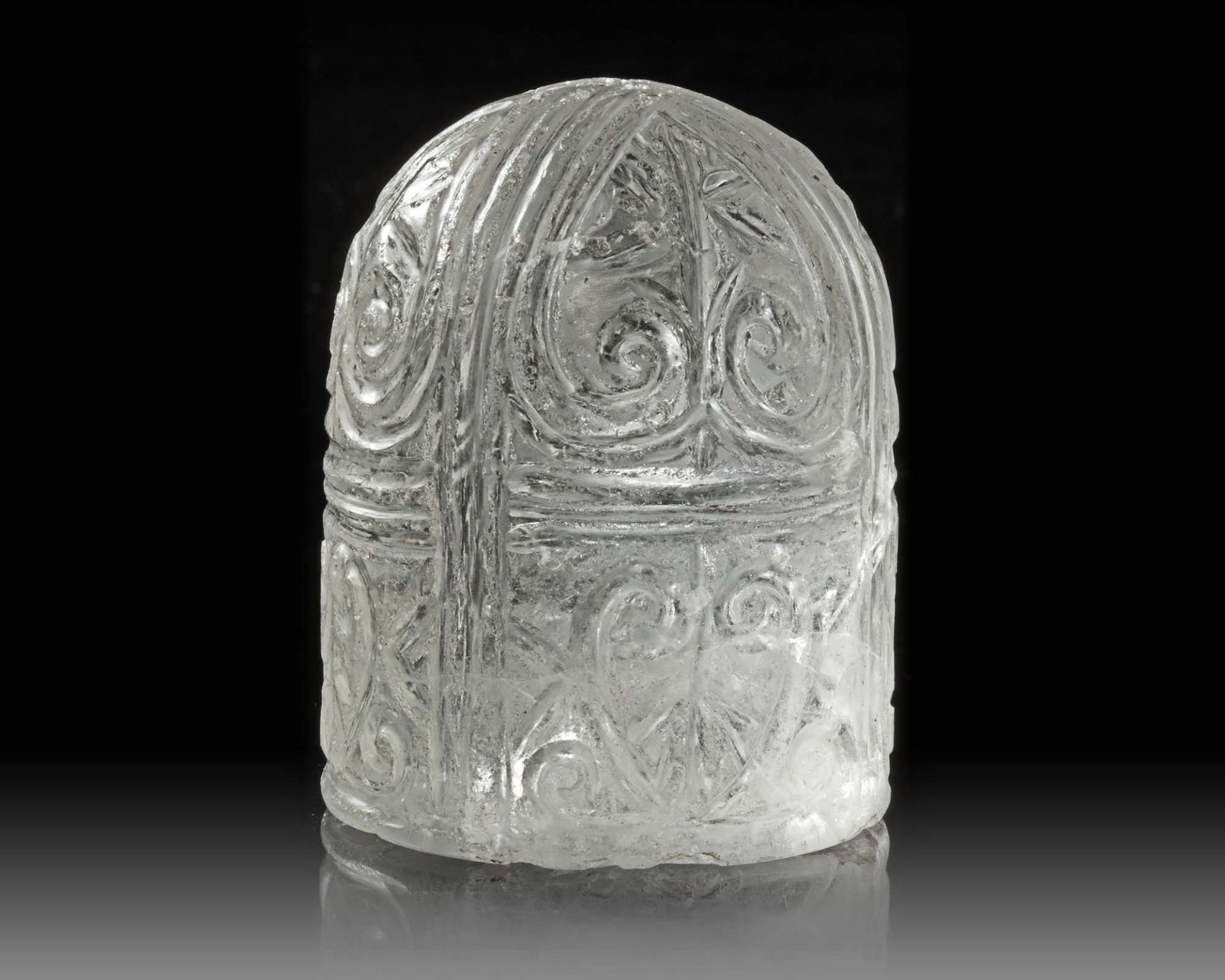 A FATIMID ROCK CRYSTAL CHESS PIECE, EGYPT, 11TH CENTURY - Image 2 of 8