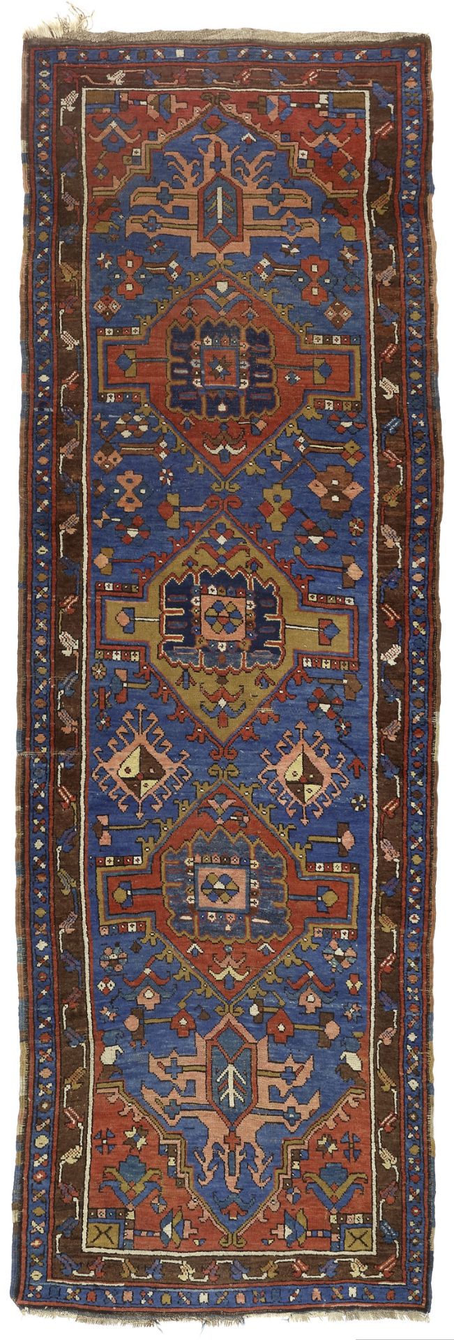 A HERIZ RUNNER, PERSIA 1900