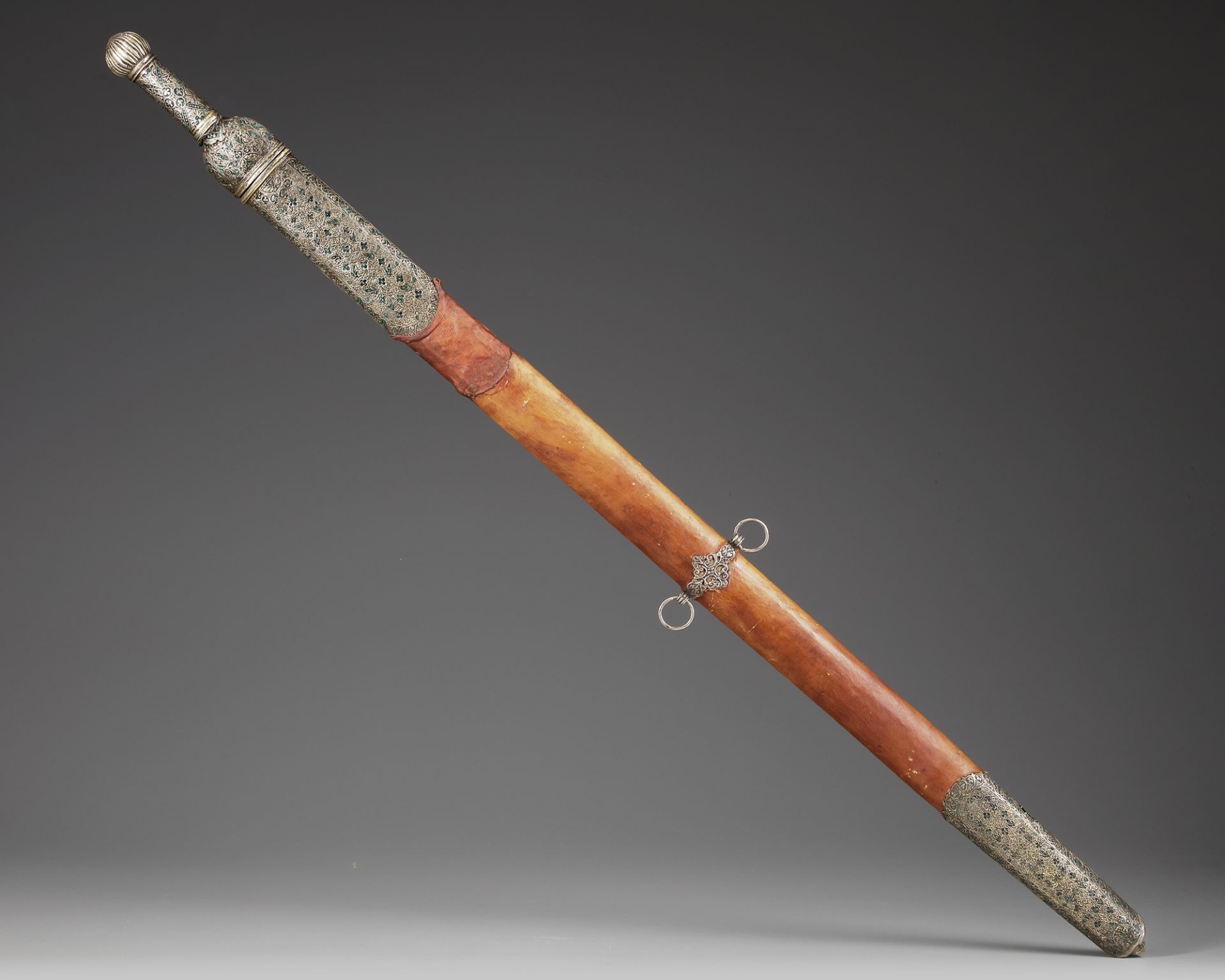 A RARE YEMENI SWORD, MADE FOR THE SULTAN BADR BIN ABDULLAH AL KATHERI, SOUTH ARABIA, EARLY 16TH CENT