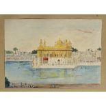 VIEWS OF THE GOLDEN TEMPLE AT AMRITSAR EUROPEAN SCHOOL, 19TH CENTURY