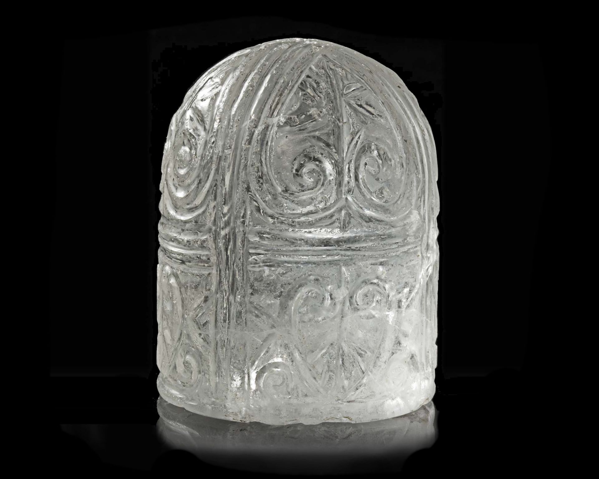 A FATIMID ROCK CRYSTAL CHESS PIECE, EGYPT, 11TH CENTURY