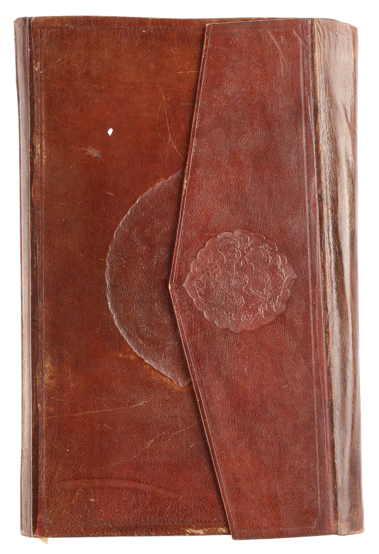 A KASHMIR LEATHER-BOUND QURAN, WRITTEN BY MUHAMMED SAIF AL-ALLAH AL-ANSARI AL-LAHORI, DATED 1248AH/1 - Image 7 of 7