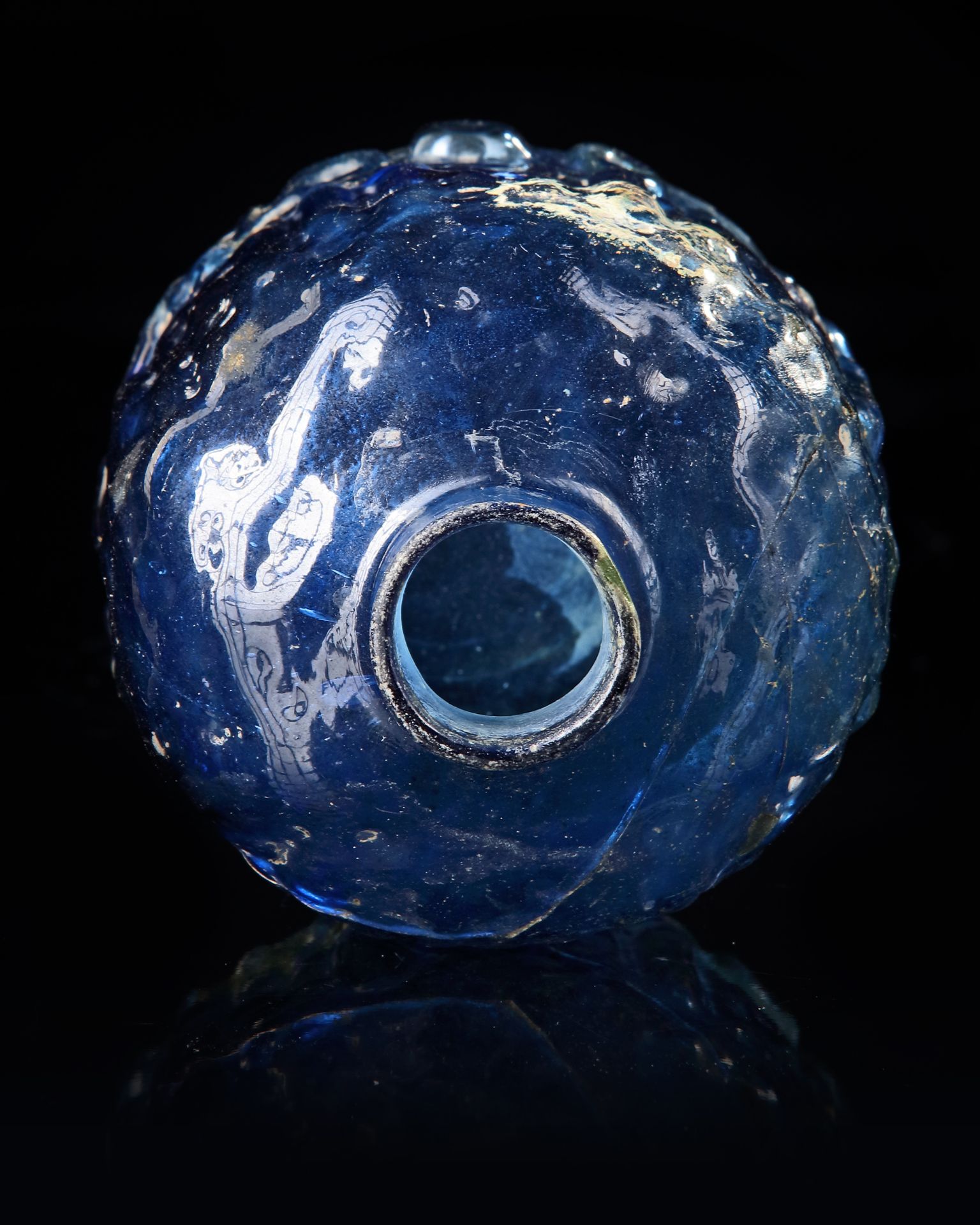 A BLUE GLASS BOTTLE, MESOPOTAMIAN REGION, 10TH CENTURY - Bild 5 aus 5