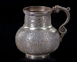 AN OTTOMAN SILVER-GILT JUG, TURKEY, 18TH-19TH CENTURY