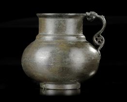 A TIMURID DRAGON-HANDLED JUG, CENTRAL ASIA, LATE 14TH- EARLY 15TH CENTURY