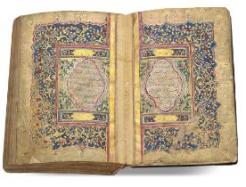 AN OTTOMAN ILLUMINATED QURAN, OTTOMAN TURKEY, 18TH CENTURY