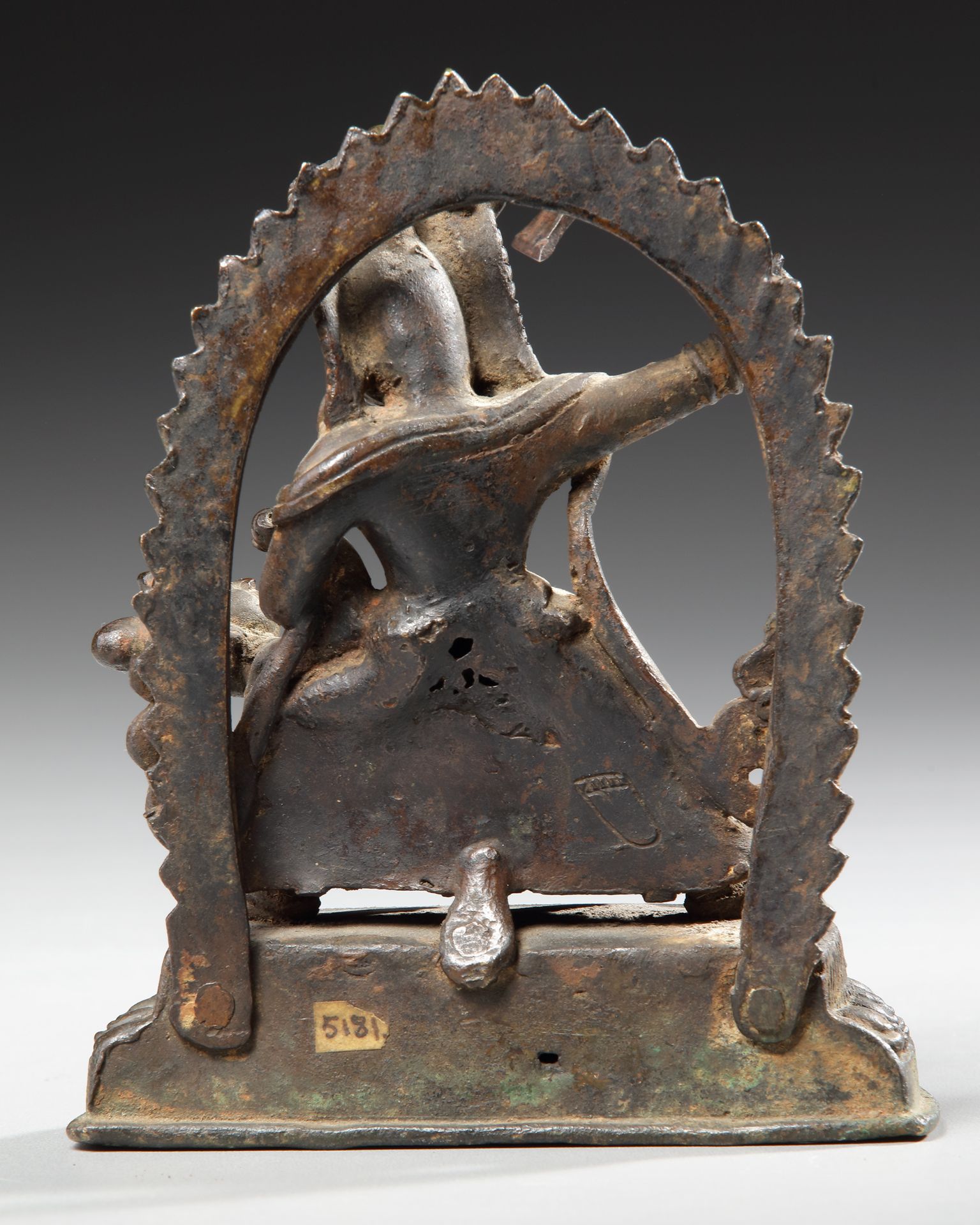 A BRONZE FIGURE OF BHAIRAVA, NEPAL, 18TH CENTURY - Image 3 of 7