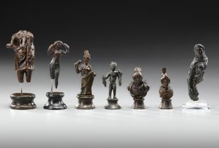 A ROMAN BRONZE STATUETTE COLLECTION, MAINLY CIRCA 1ST-2ND CENTURY AD