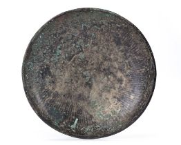 A HIGH TIN BRONZE SILVER DISH ACHAEMENID, 5TH CENTURY BC