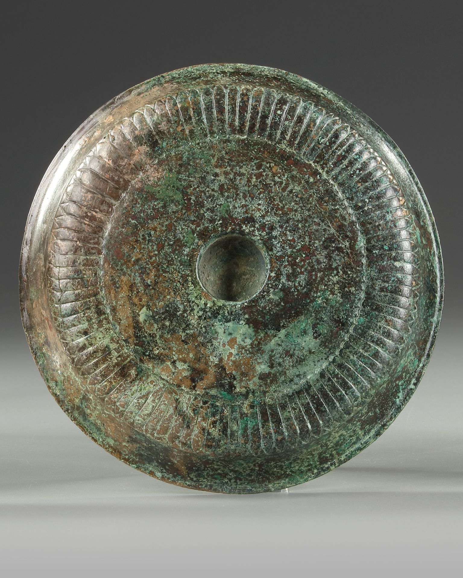 A GREEK BRONZE PHIALE, 4TH-5TH CENTURY BC - Image 2 of 3