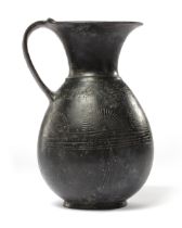 A BUCCHERO NERO OINOCHOE, 6TH CENTURY BC
