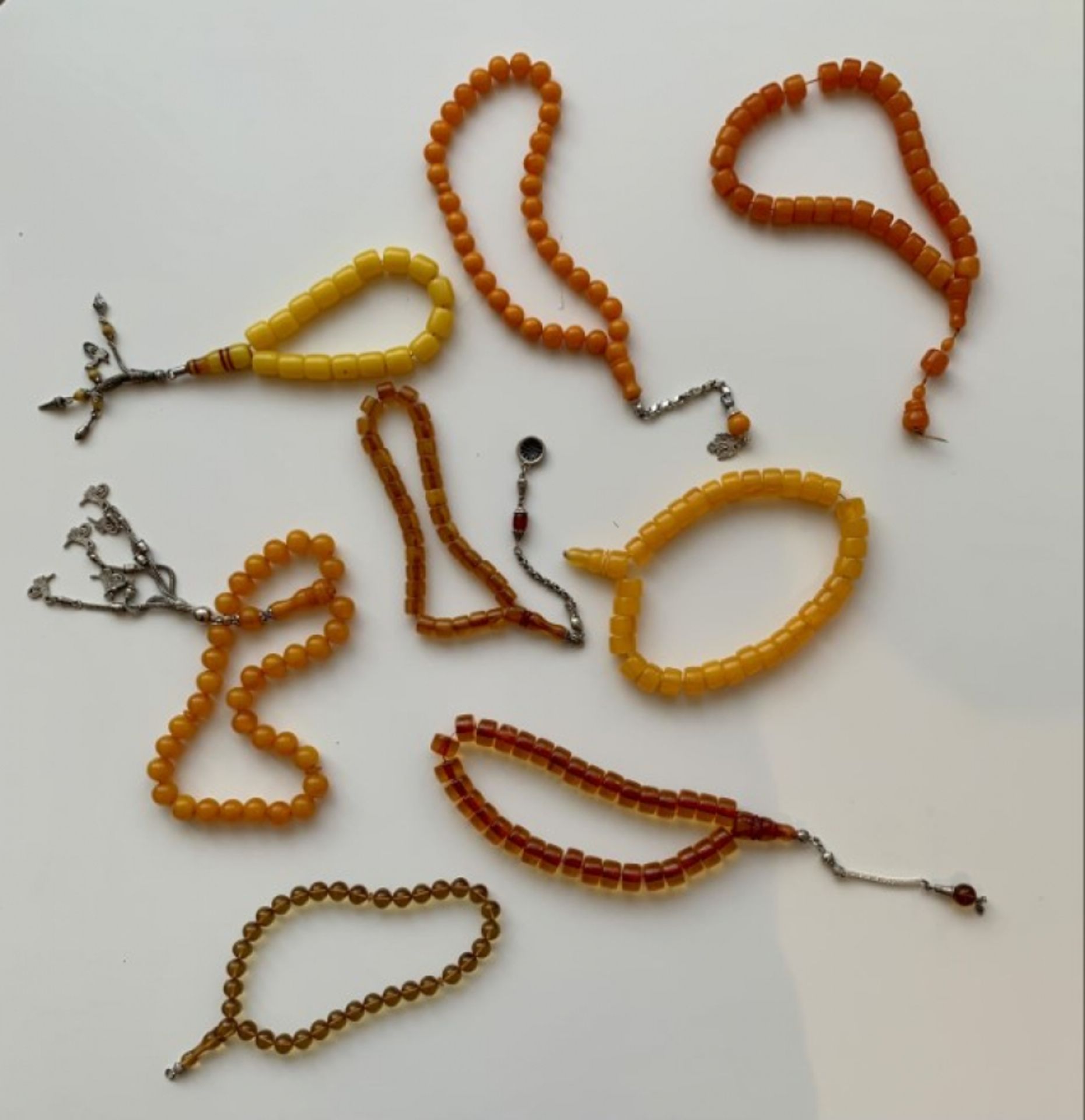 8 Bakelite Islamic Prayer Beads Rosaries (Tashbih) - Image 3 of 5