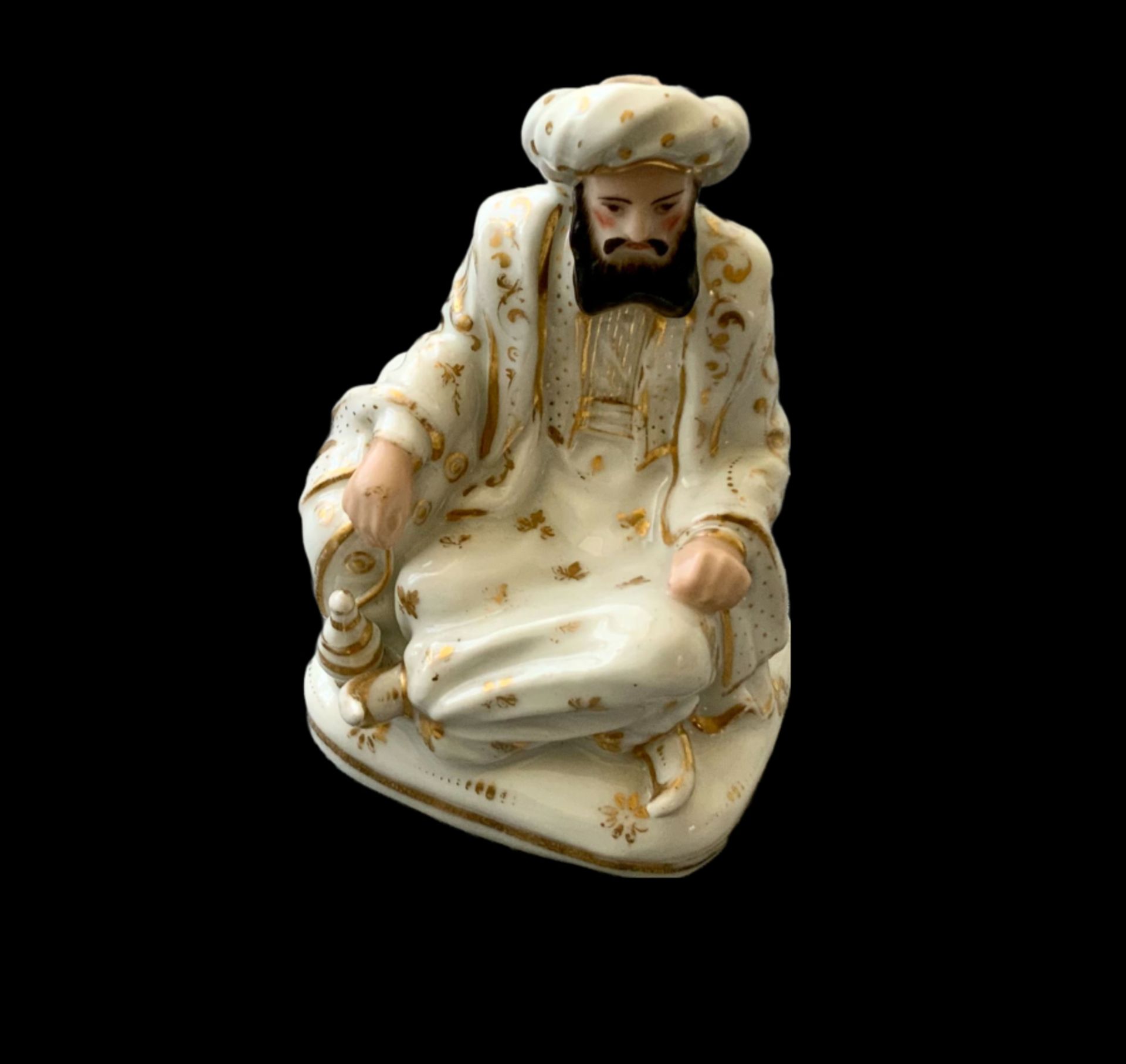 Two porcelain Sultan and Sultana container models  - Image 3 of 16