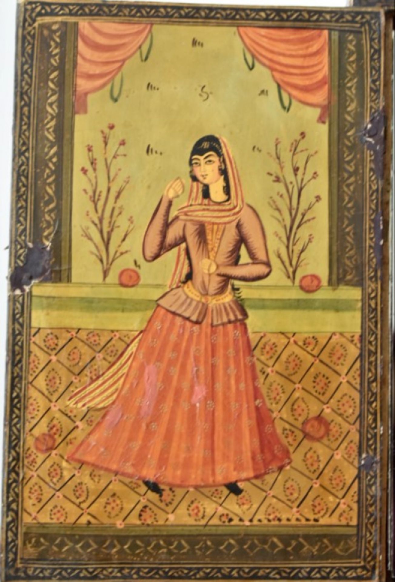 Qajar mirror - Image 6 of 7