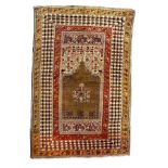 Antique Ghiordes Rug West Anatolian