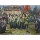 a 20th century painting the liberation of izmir