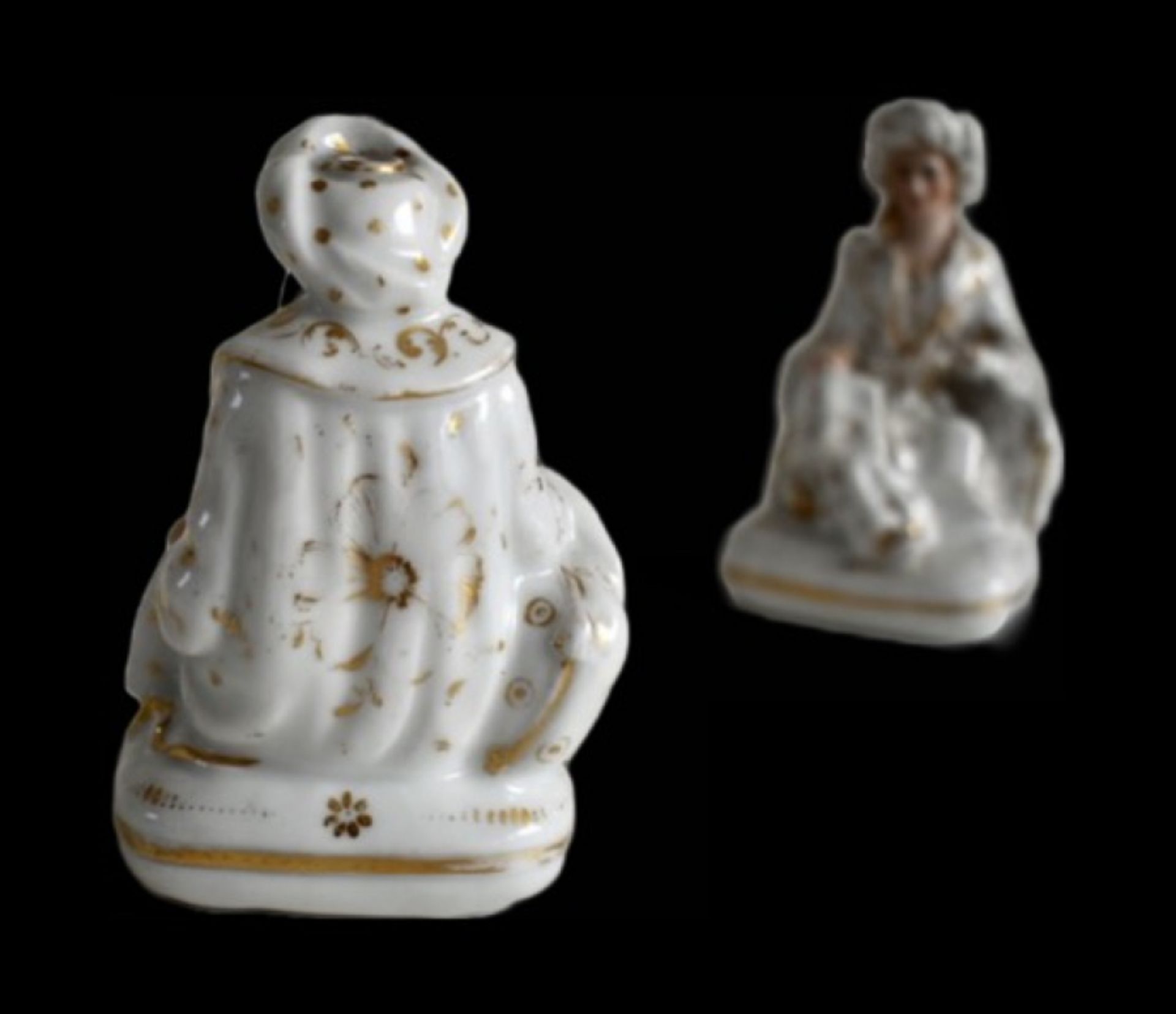 Two porcelain Sultan and Sultana container models  - Image 9 of 16