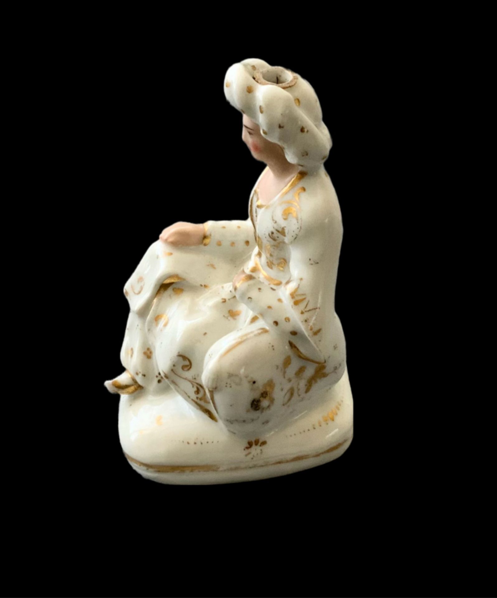 Two porcelain Sultan and Sultana container models  - Image 5 of 16