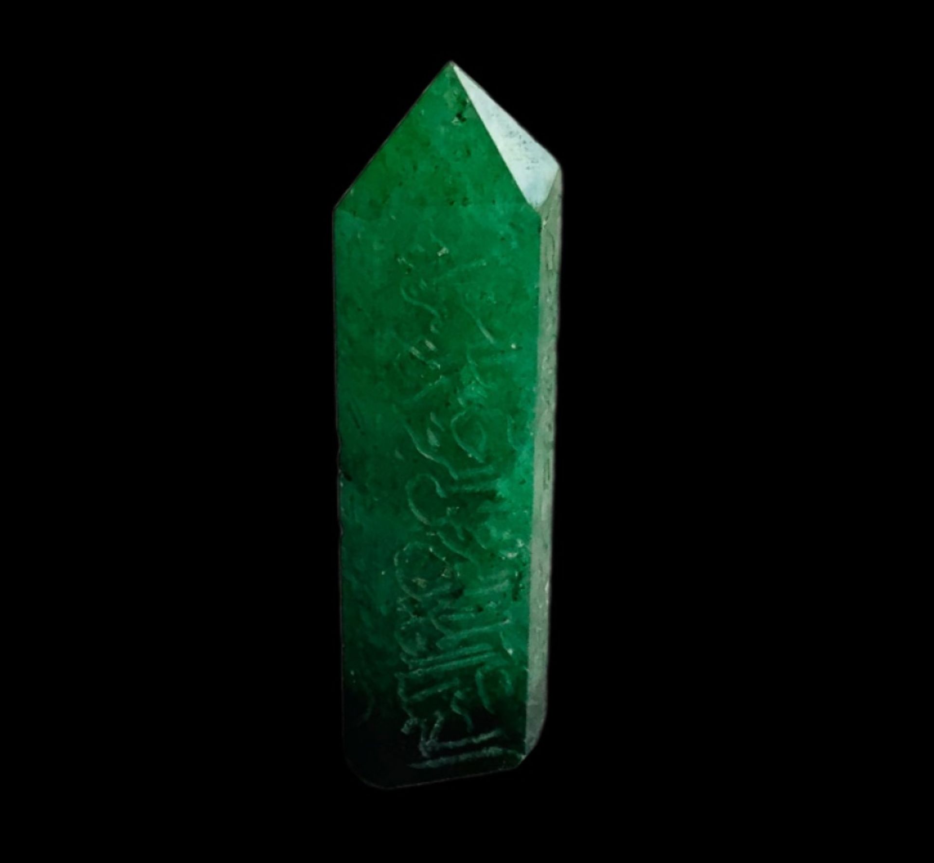 18 to19th century green crystal - Bild 9 aus 9