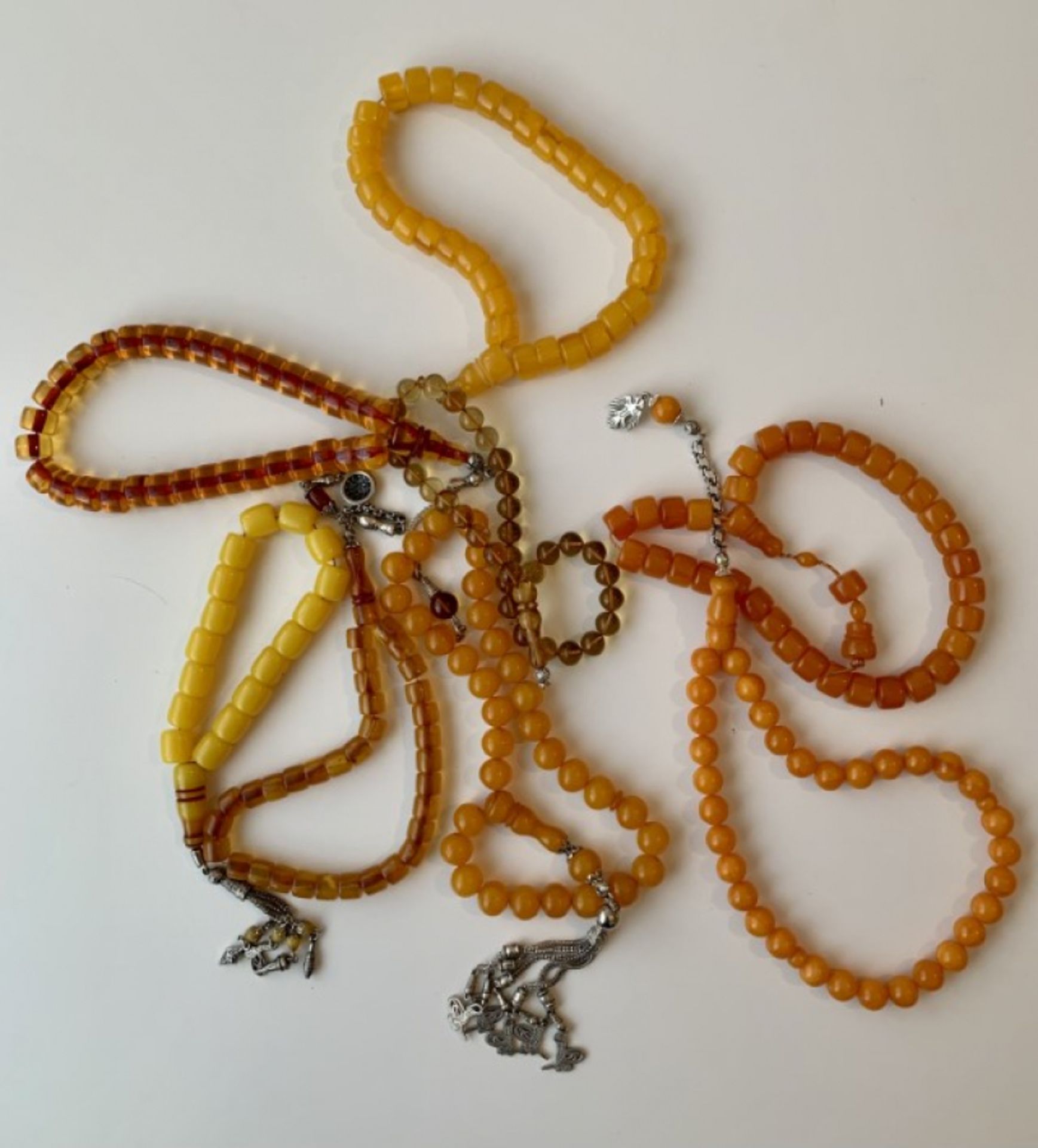 8 Bakelite Islamic Prayer Beads Rosaries (Tashbih) - Image 4 of 5
