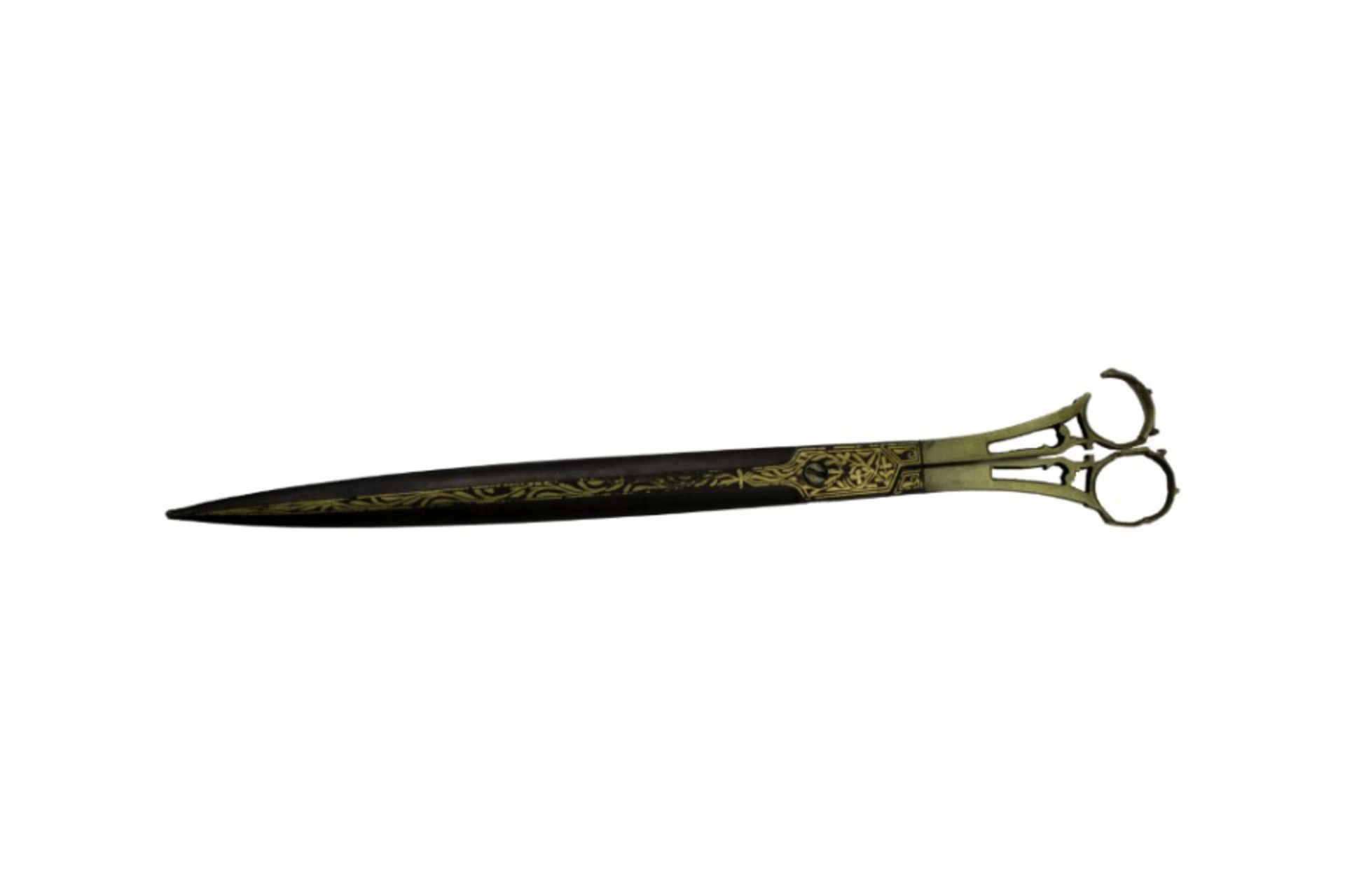 A 19th century Ottoman pair scissors - Image 2 of 2