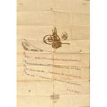 Letter from Sultan II Abdulhamid Tugralı