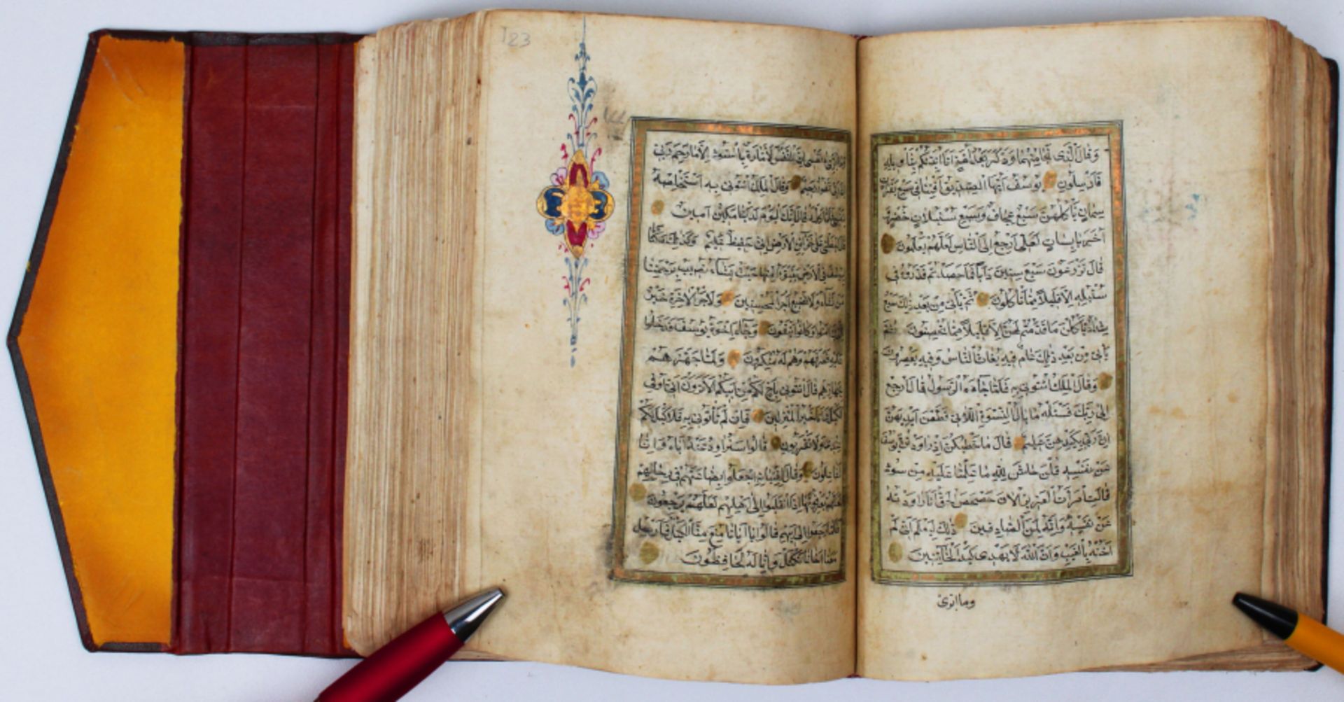 18th/19th century handwritten Ottoman Quran - Image 3 of 11