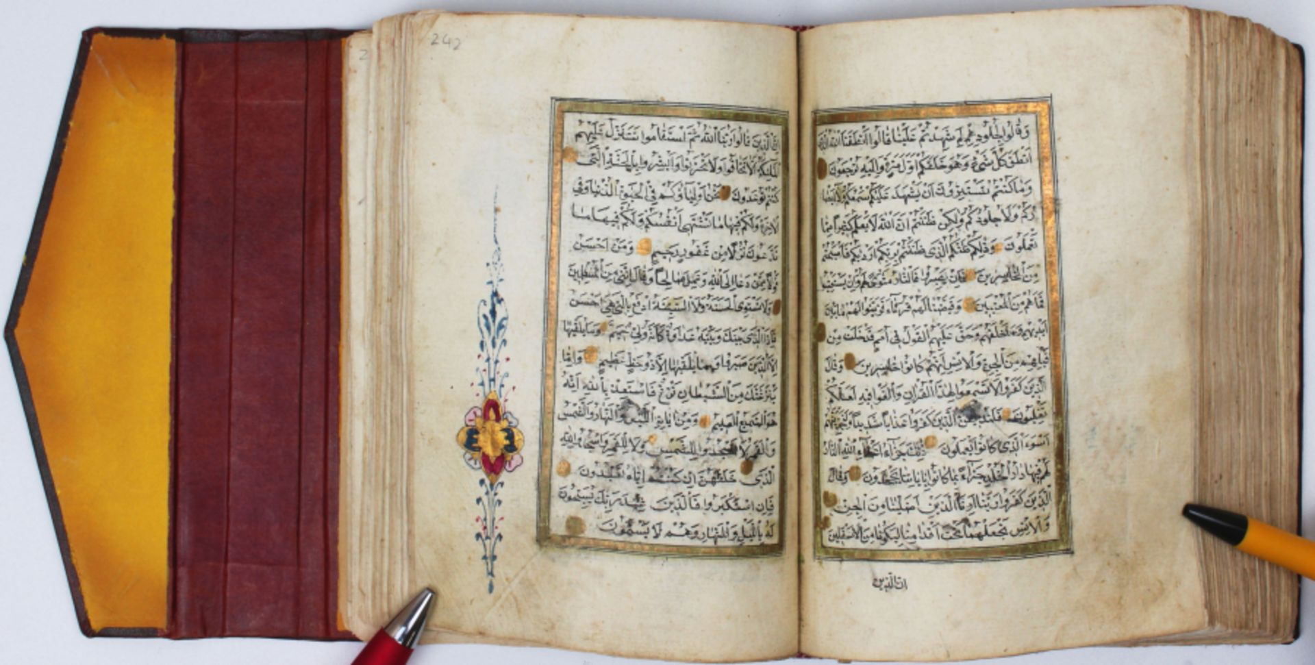 18th/19th century handwritten Ottoman Quran - Image 7 of 11
