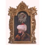 A painting of Fatih Sultan Mehmet
